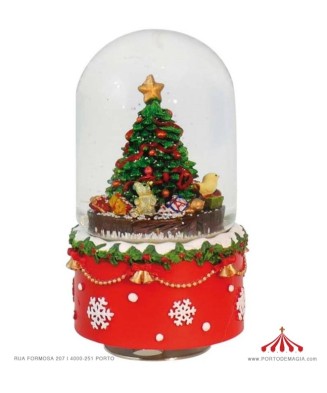 Dome with Christmas Tree