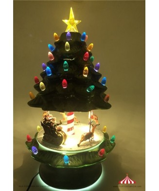 Carrusel en Árbol de Navidad