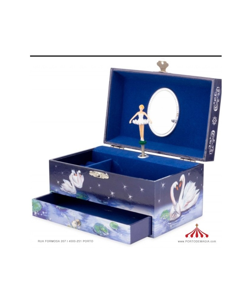 Ballerina and Blue Swan - Music Box