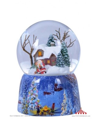 Christmas House Snow Globe