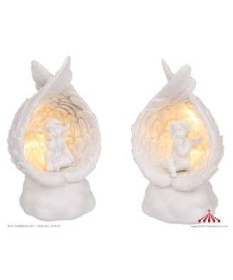Ángel en Alas con LED