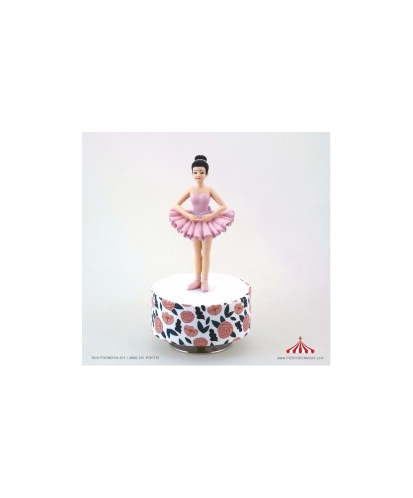 Bailarina con Base de Flores