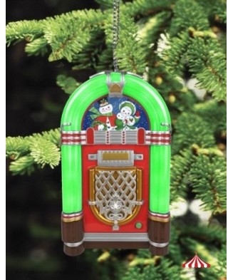 Jukebox Ornamento com Luz e...