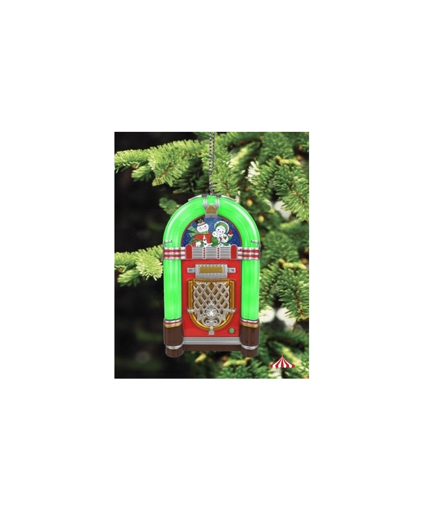 Jukebox Ornament with Light and Music