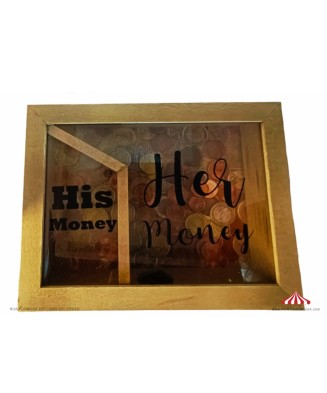 Natural Wood Piggy Bank