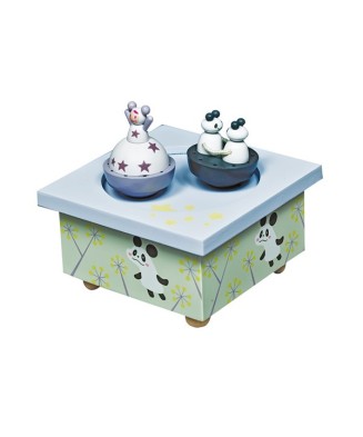 Dancing Angel Girl and Panda