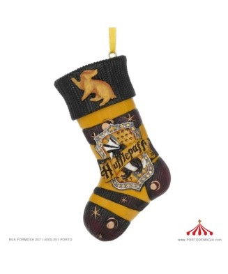 Meia Hufflepuff Ornamento -...