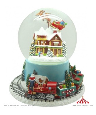 Santa Claus in Sleigh with...