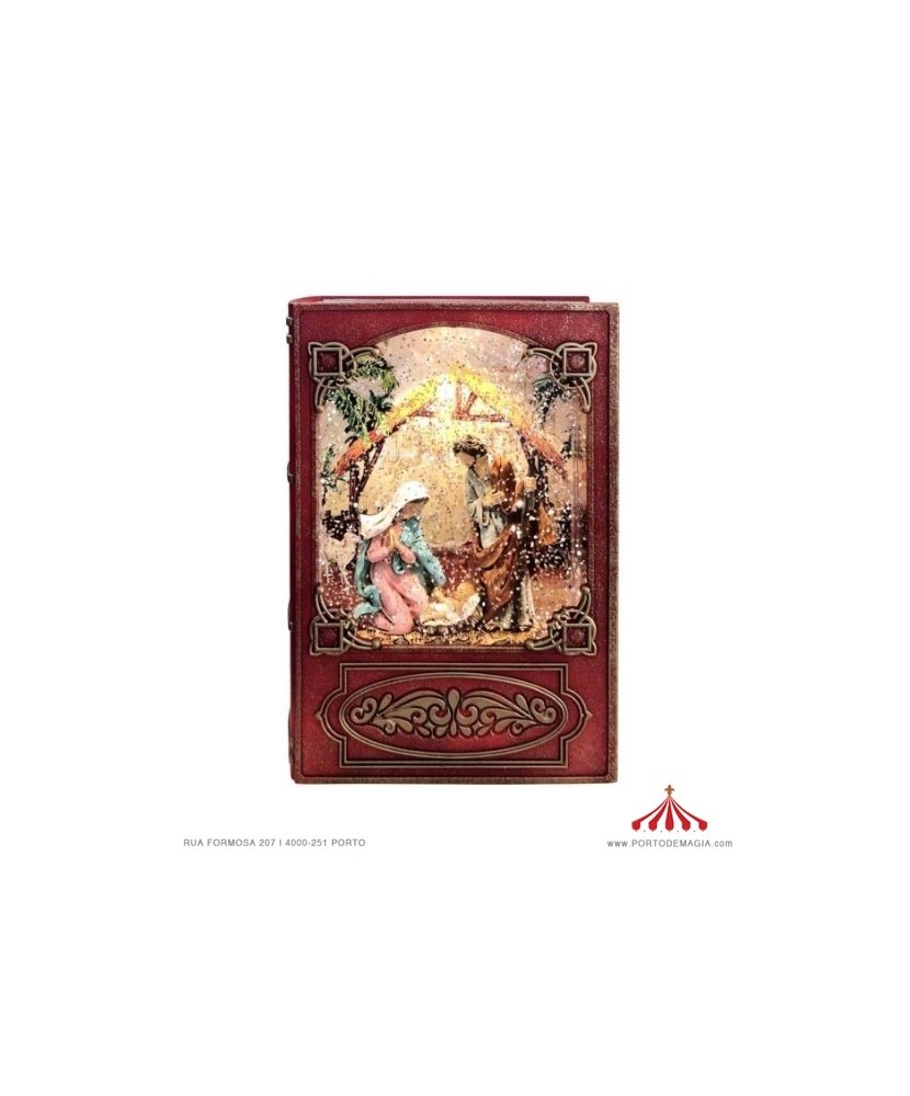 Nativity Scene Lantern in Bible
