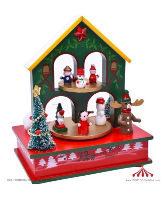 Wooden Christmas Scene