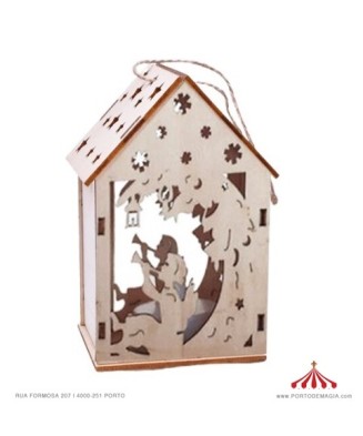 Colgante Casa con LED