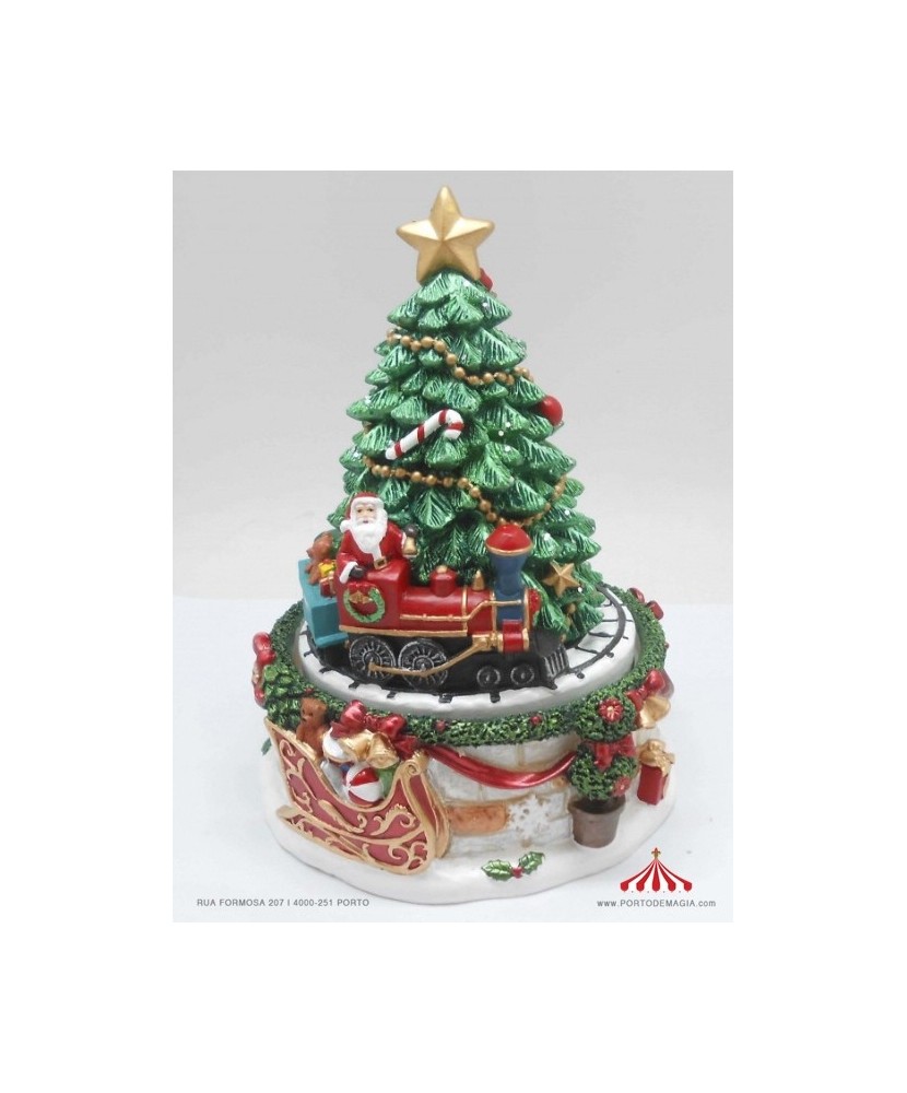 Árvore de Natal com Mini Comboio