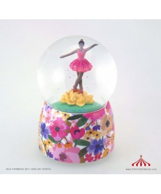 Bailarina com flores - Bola...