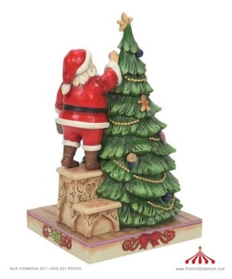 © Santa Claus Decorating the Tree - Jim Shore