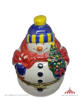 Muñeco de Nieve de Porcelana