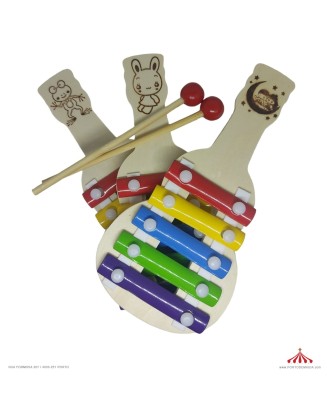 Xilofone madeira e metal