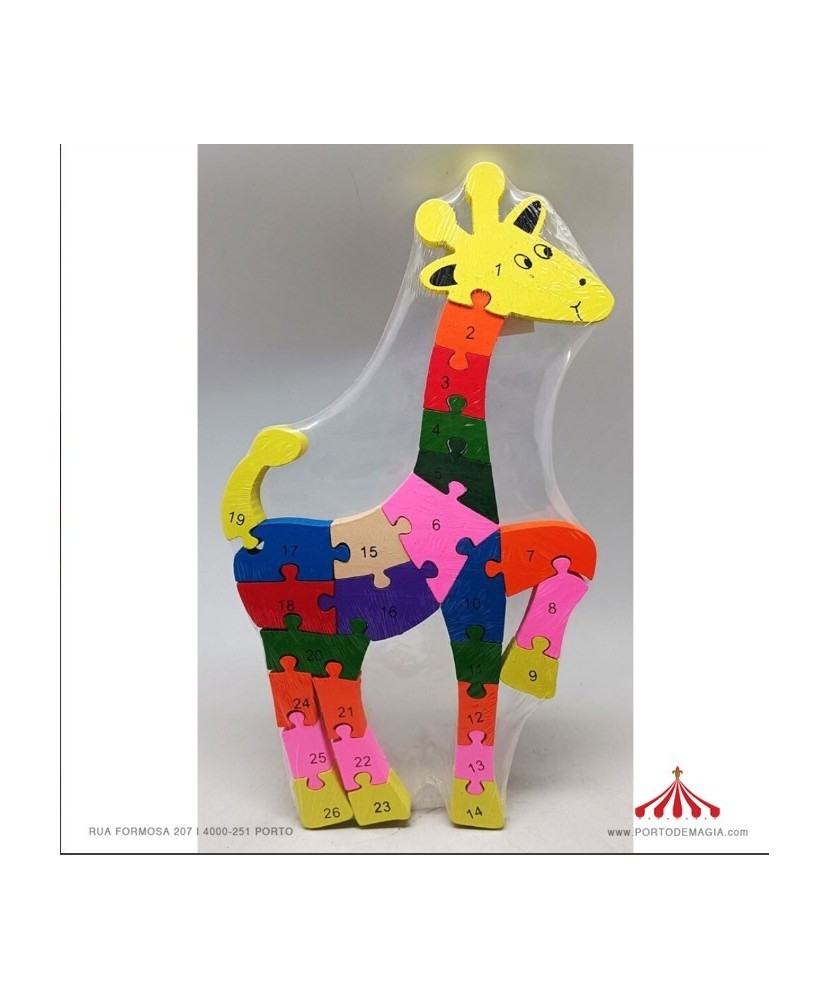 Puzzle de Madera Jirafa
