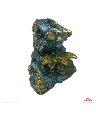 Estatuilla Pequeña de Dragón Verde