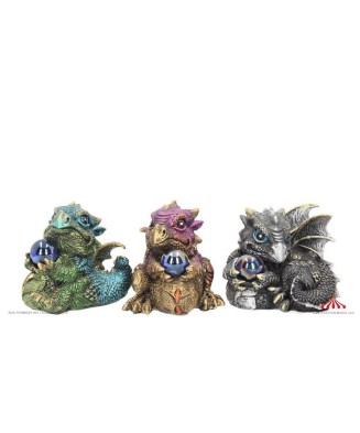 Small Green Dragon Figurine