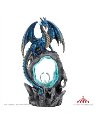 Blue Dragon with Crystal...