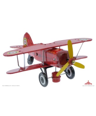 Biplano Curtiss Avión Rojo