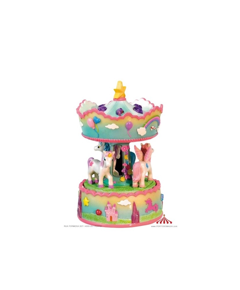 Unicorn Carousel - Music Box