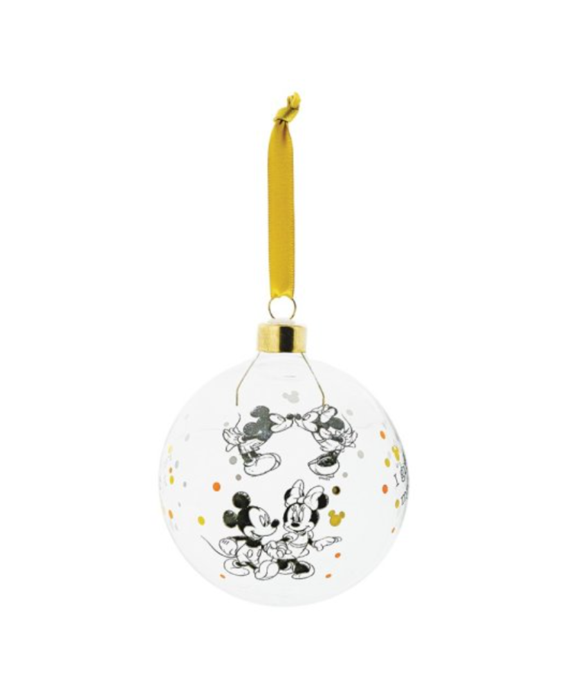 © Mickey and Minnie Mouse - Bola de Natal - Disney