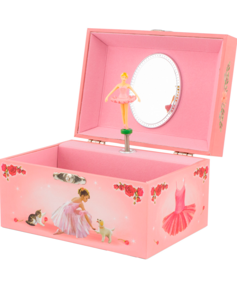 Girl with Kitten - Music Box