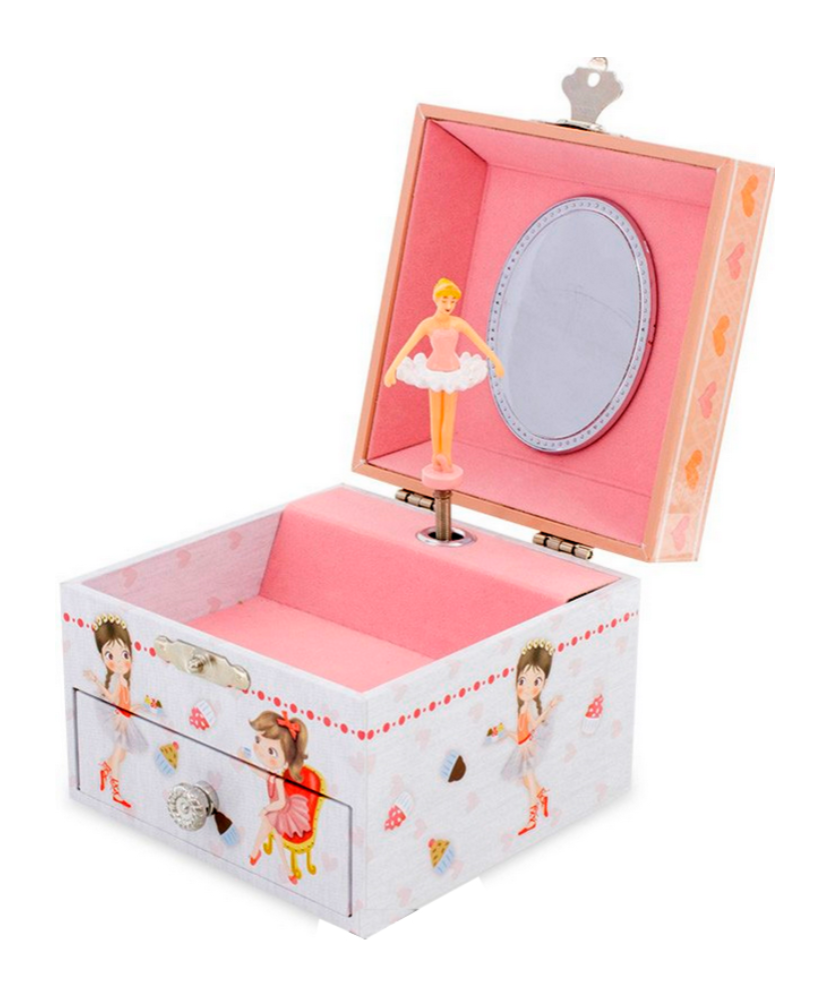 Girl with Cupcake - Music Box