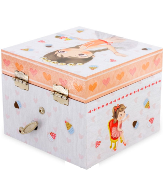 Girl with Cupcake - Music Box