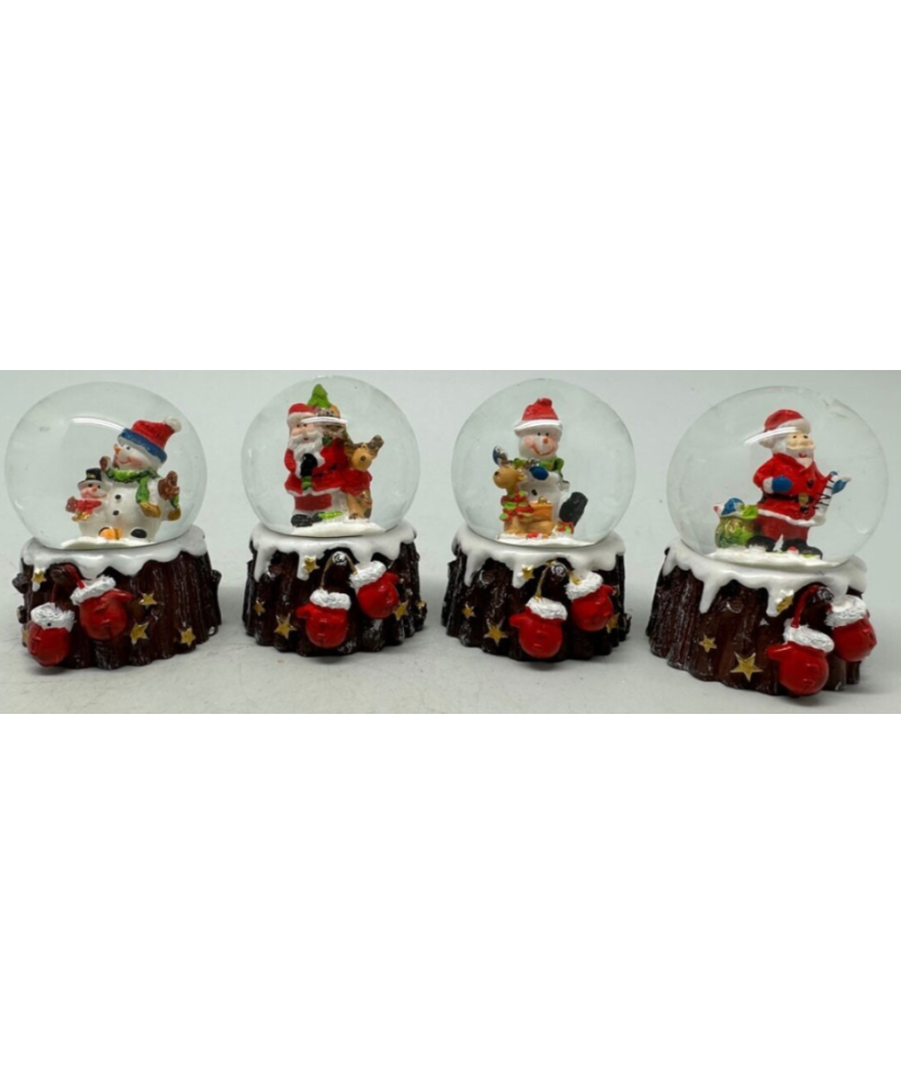 Bola de Neve Natal Pai Natal/Boneco de Neve