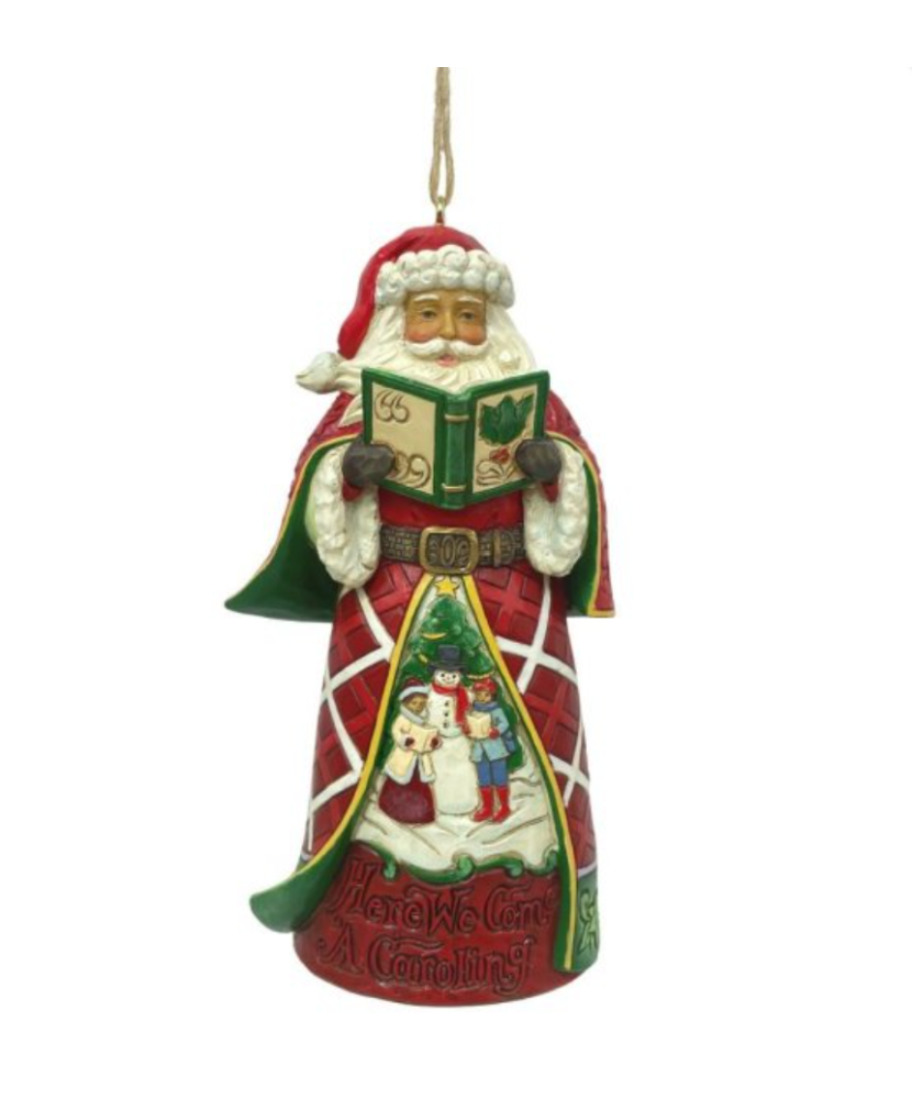 © Santa Claus Ornament "Caroling" - Jim Shore