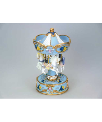 Blue Carousel with Yellow...