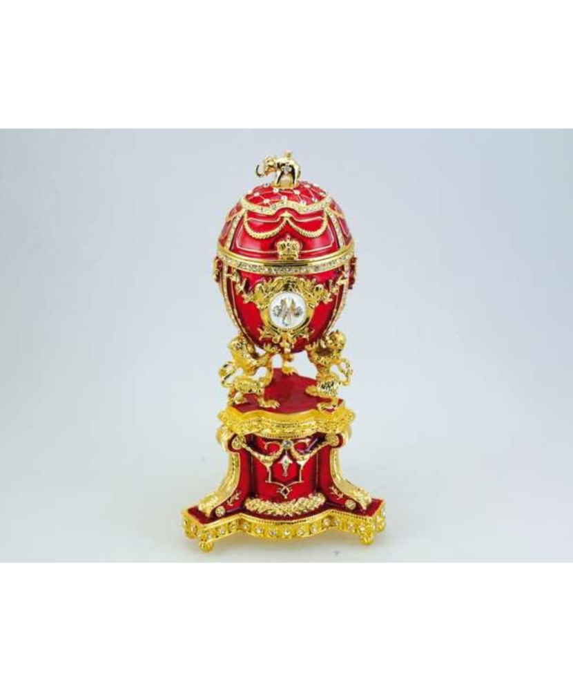 Ovo Faberge Jóia Vermelho