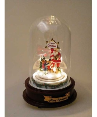 Santa Claus with Child in Dome