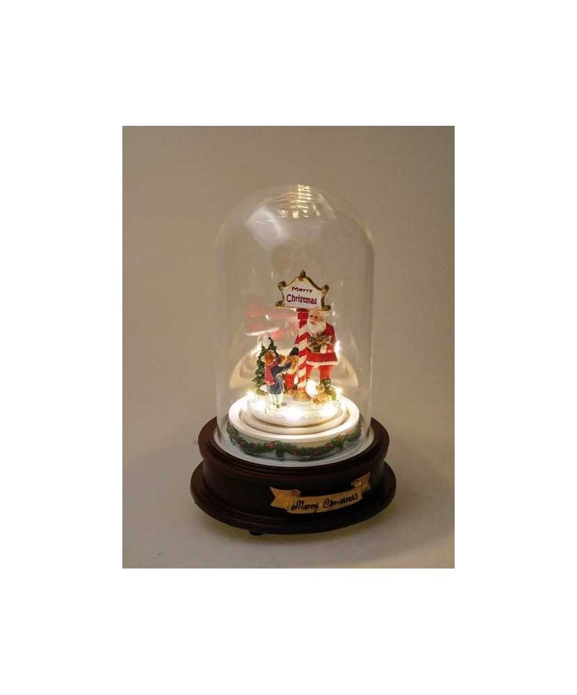 Santa Claus with Child in Dome