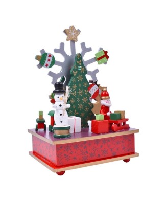 Wooden Christmas Scene