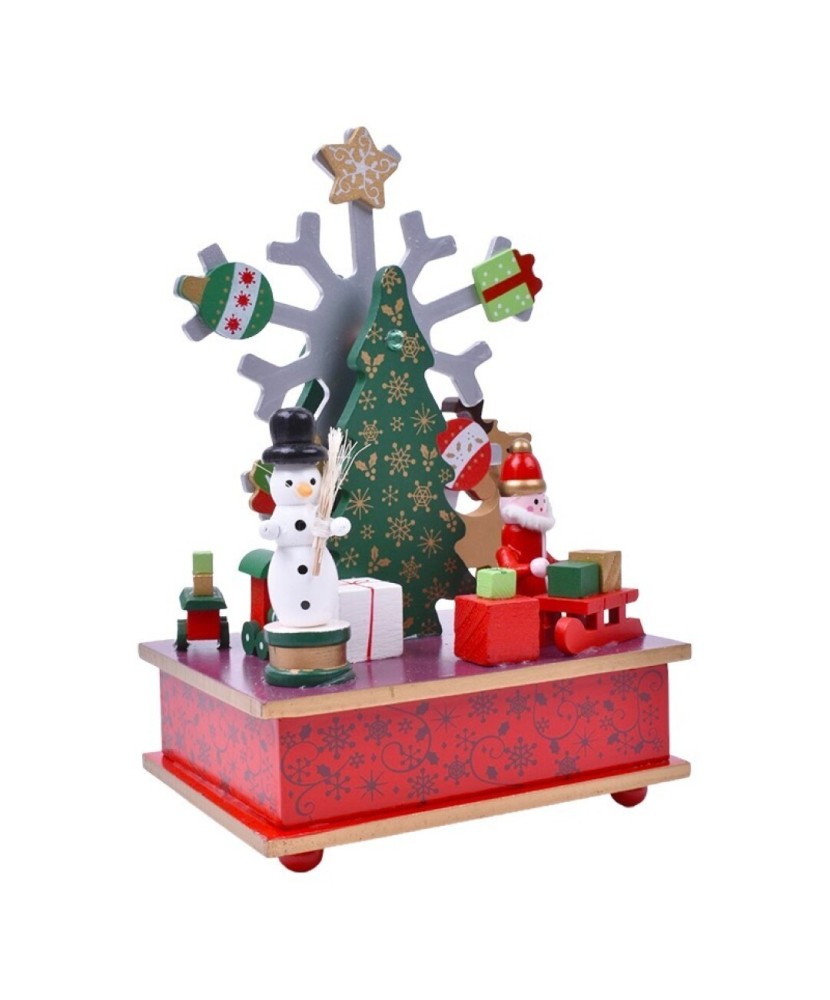 Escenario de Navidad de Madera