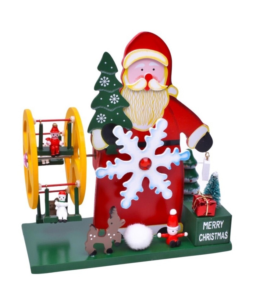 Escenario de Navidad con Papá Noel