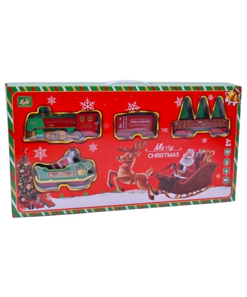 Tren de Navidad 78cm 14 piezas