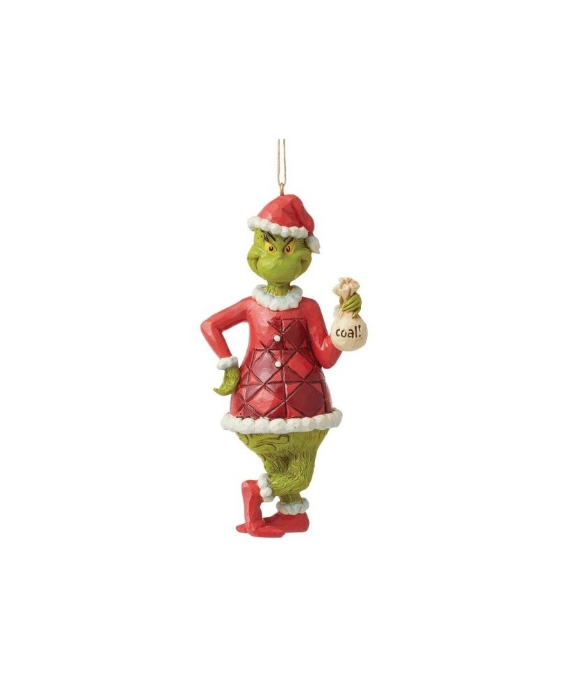 Grinch with Coal Sack Ornament