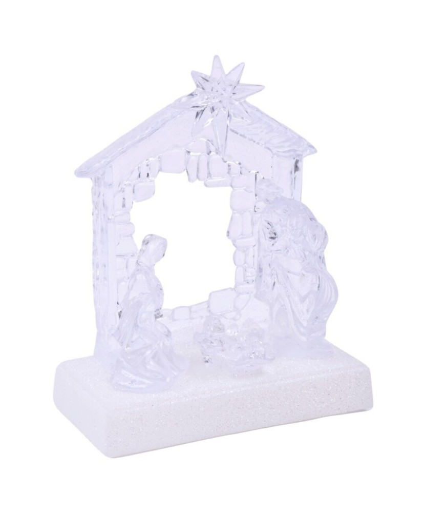 Nativity Scene with Lights