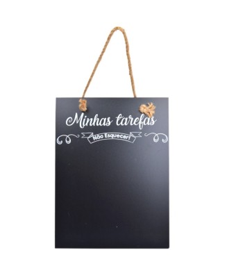 Quadro Mensagem Minhas Tarefas