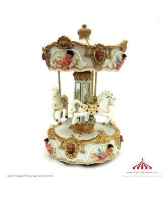 White and Gold Carousel