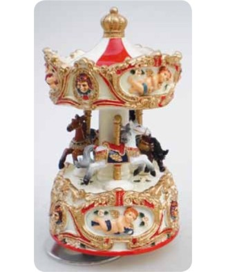 Carrossel vermelho Anjo