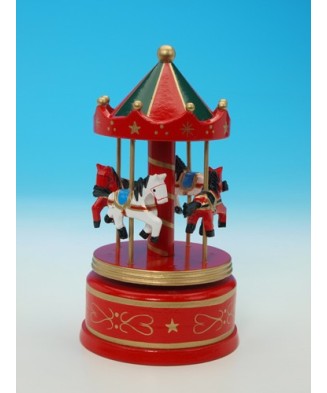 Carrossel Grande Vermelho e...
