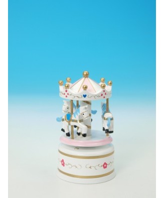 Small White and Pink Wooden...