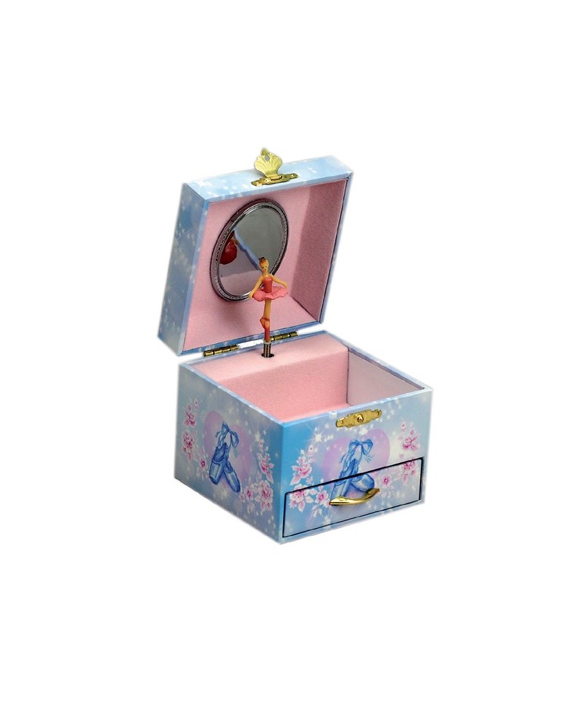Blue Ballerina Jewelry Box
