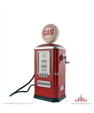 Small Red Gas Station