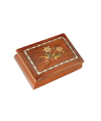 Varnished Flower Music Box